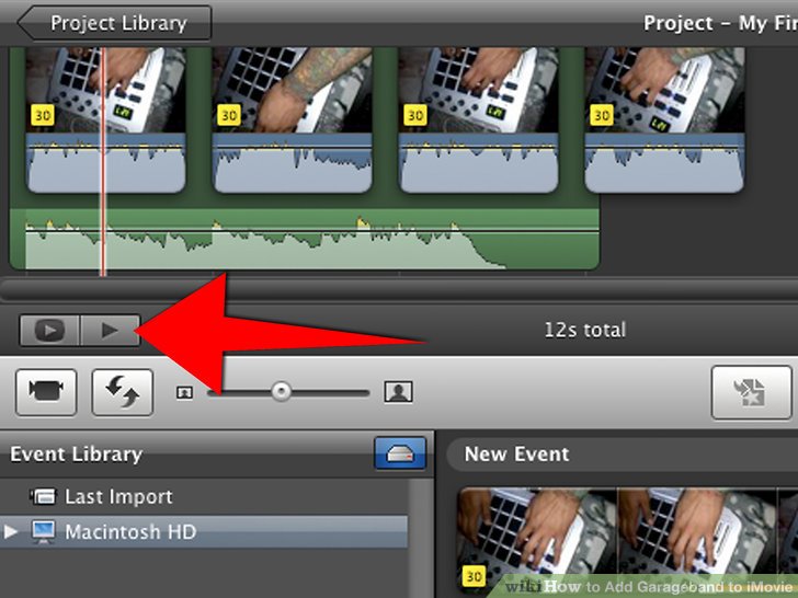 Garageband mac add audio to imovie free